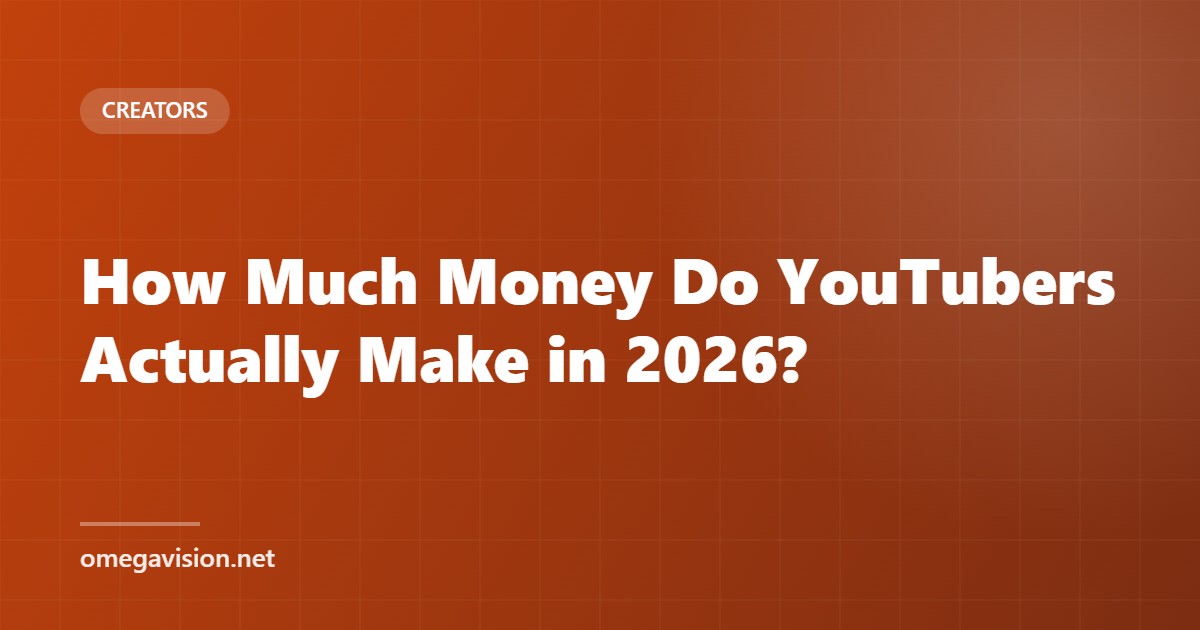How Much Money Do YouTubers Actually Make in 2026?
