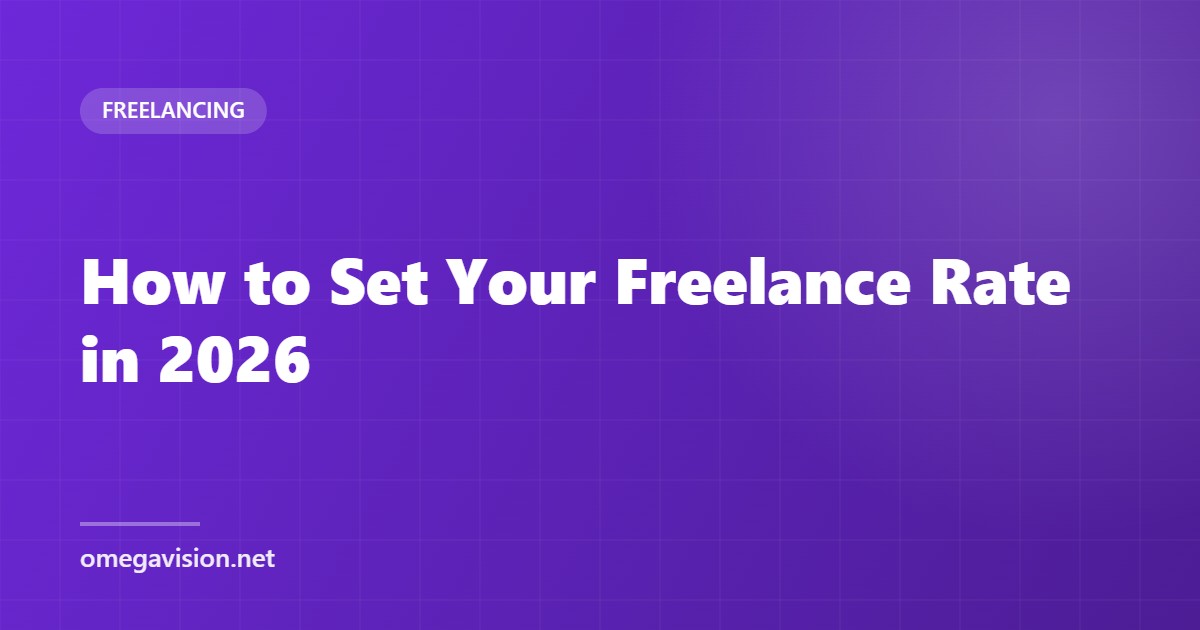 How to Set Your Freelance Rate in 2026 (And Why Salary ÷ 2,080 Is Costing You Thousands)